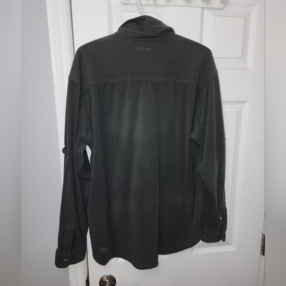 💥Sale💥Columbia Men's Button-Down Long Sleeve Shirt Dark Grey - Picture 2 of 9